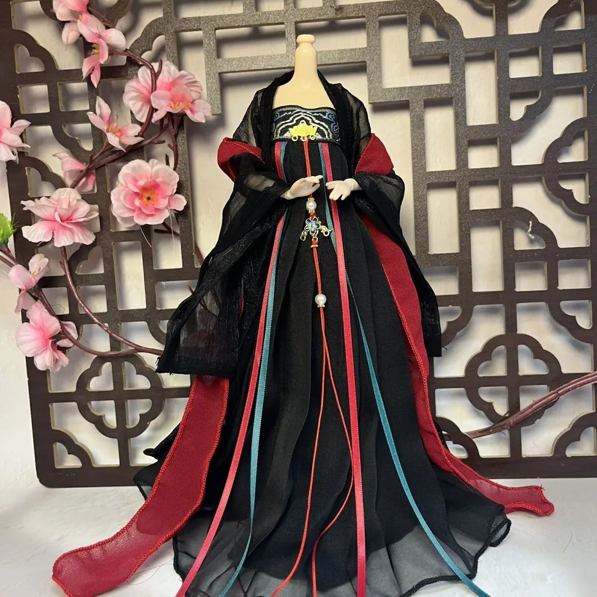 1/6 Doll's Clothes for 30cm Bjd Doll Clothing Ancient Chinese Costume Dress Up Girl Toys Play House Doll Accessories, No Doll
