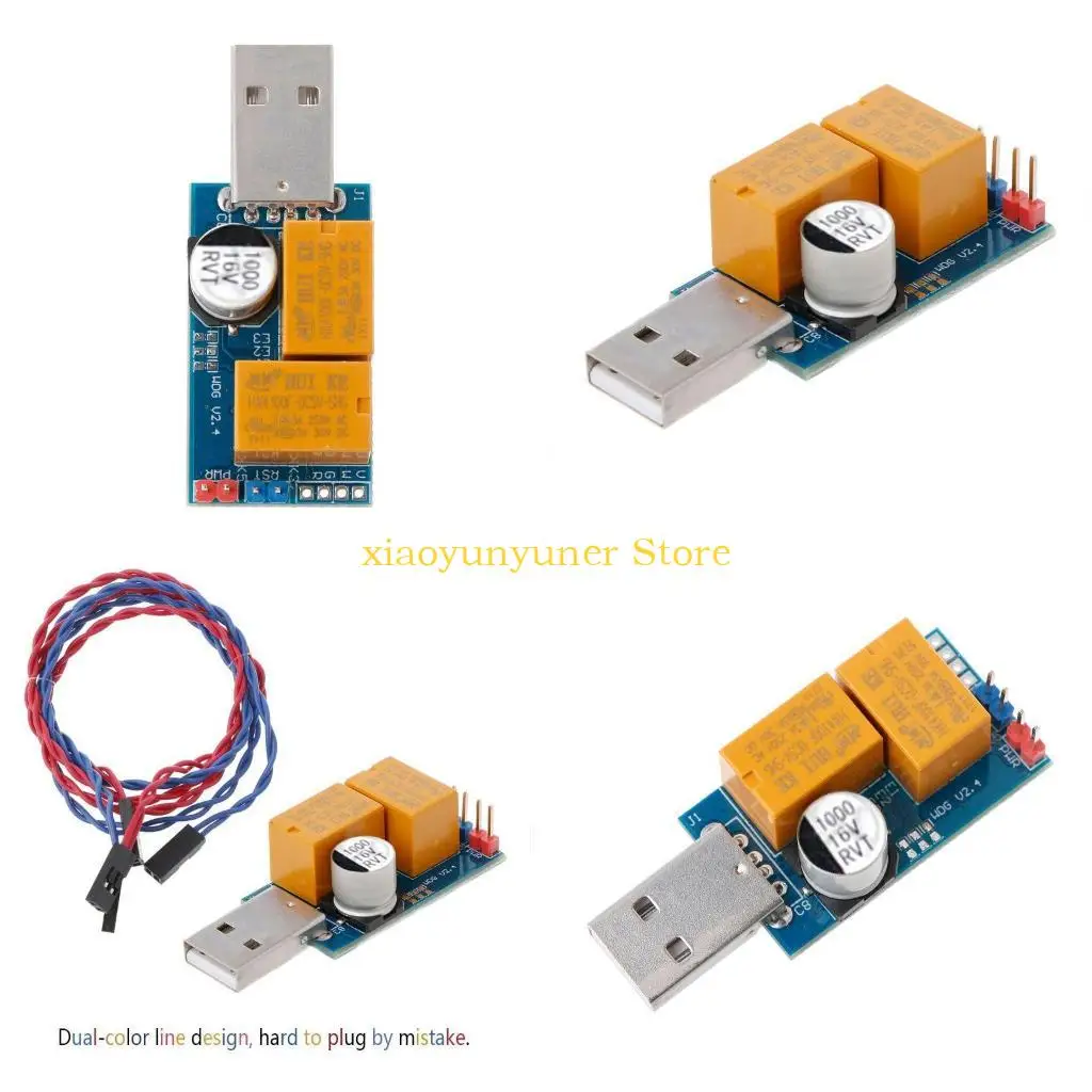 

P9JB новейшая USB-часовая карта Dog Dog 24H без присмотра автоматического перезапуска майнинга