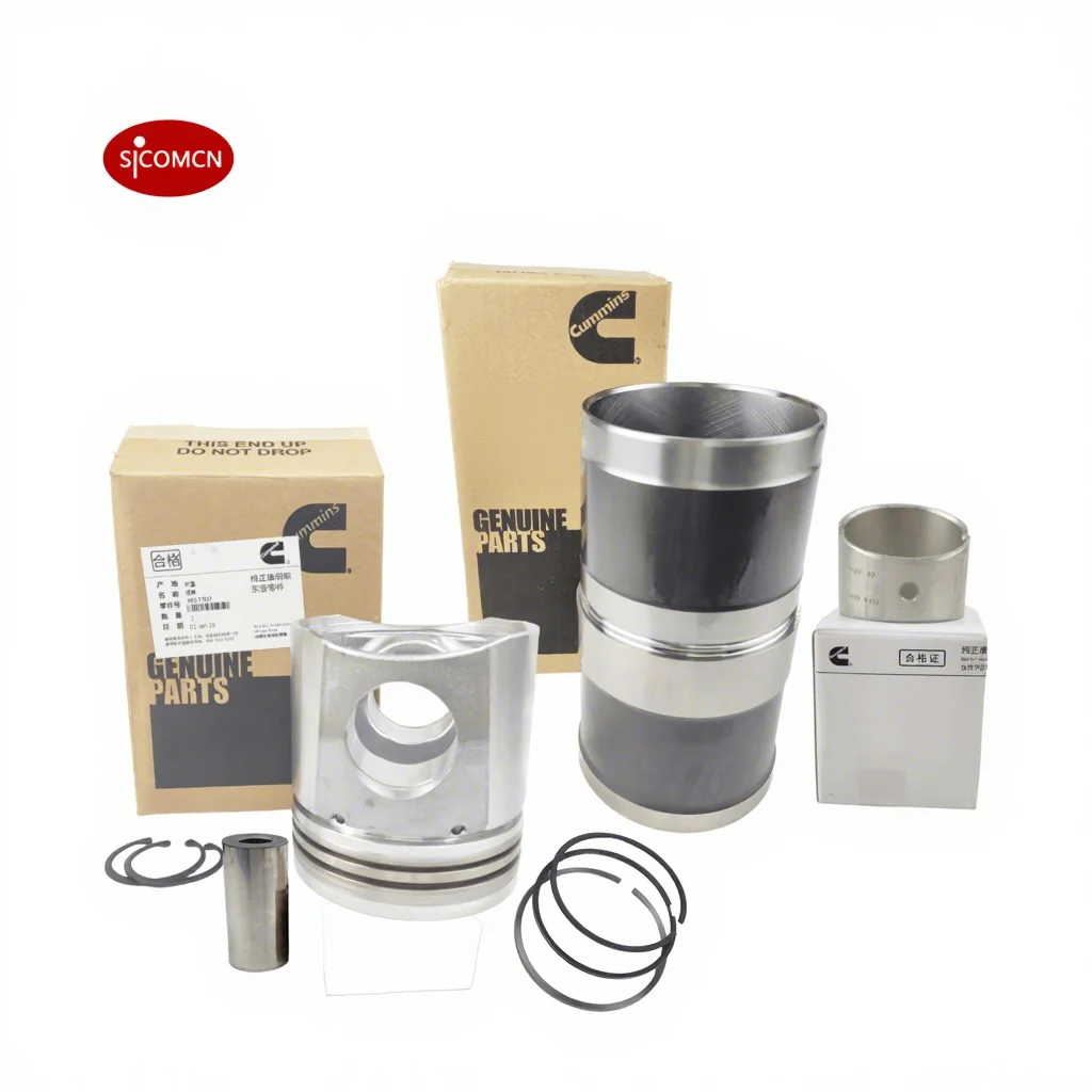 6CT 6CT8.3 Cylinder  Liner Kit Overhaul Kit for PC300-8 Diesel Excavator Engine Parts 6D114 S6D114 Piston Ring for Cummins Parts