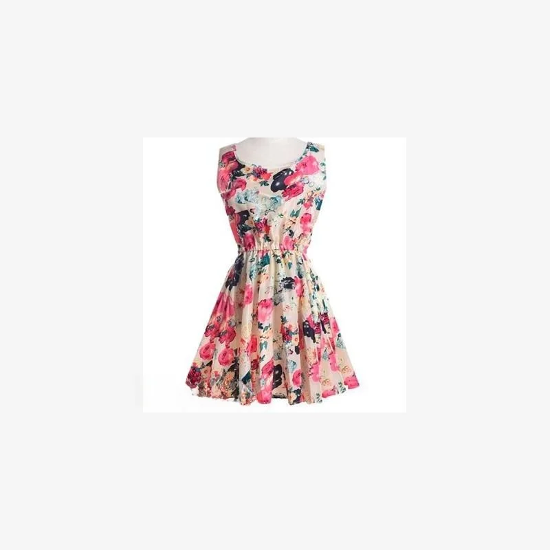 Verão 2024 feminino casual impressão fina dr cintura alta a linha saia rua sle padrão floral ort dr para senhoras jovens