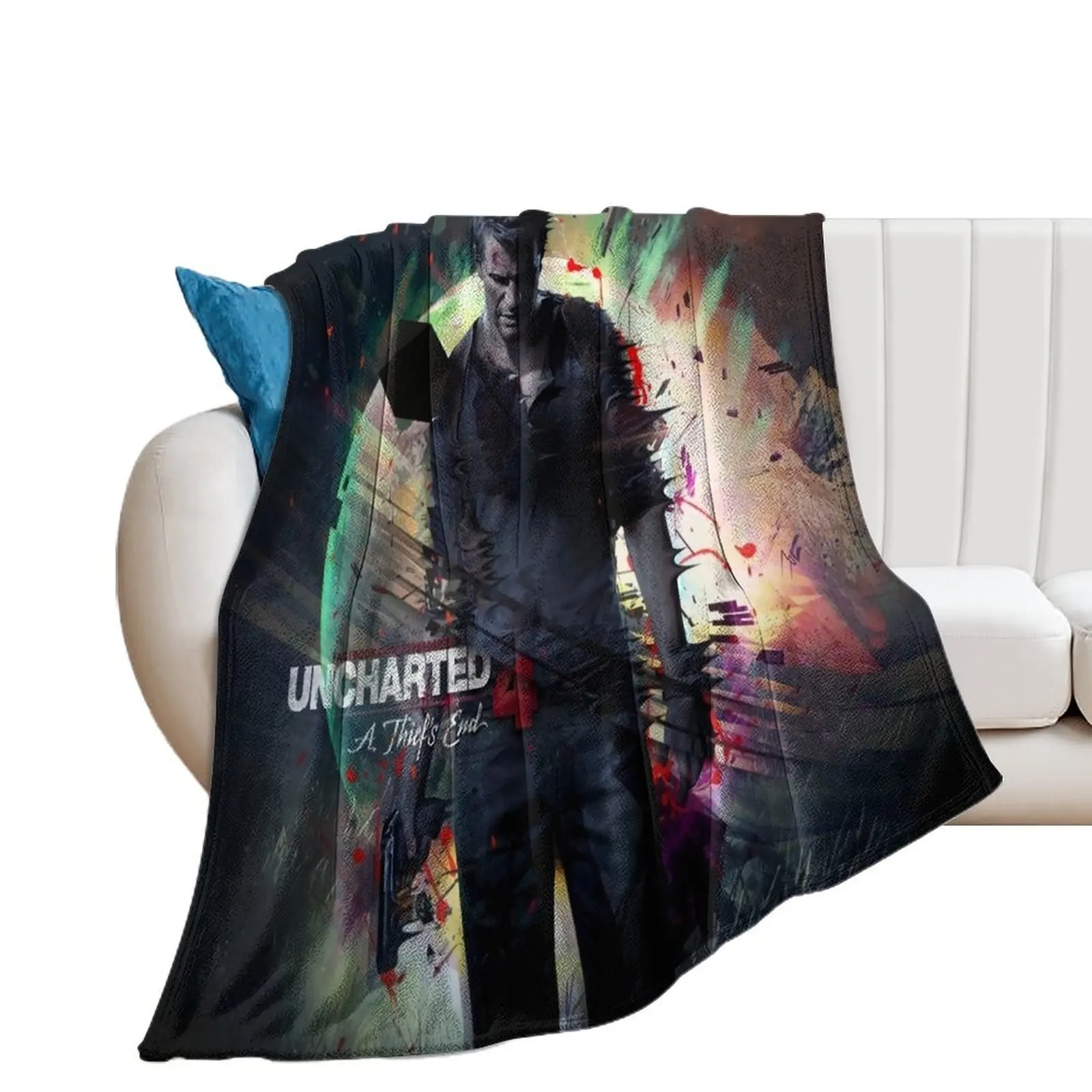 Uncharted Throw Blanket Sofa Throw Retros Blankets