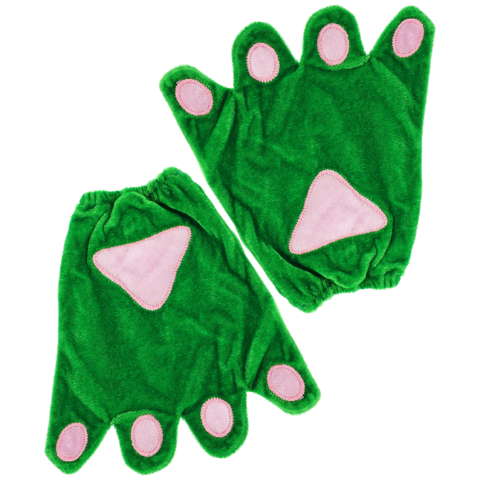 

Claw Gloves Design Flexible Movement Elastic Fit Stage Performance Costume Party Halloween Dinosaur Frog Kids