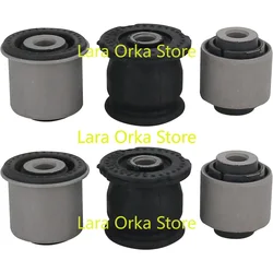 Set (6) Rear Lower Knuckle Bushing Compatible with Honda Civic 2001-2005 Crv 2002-2006 Element 2003-2006 Replace 52365S5A802
