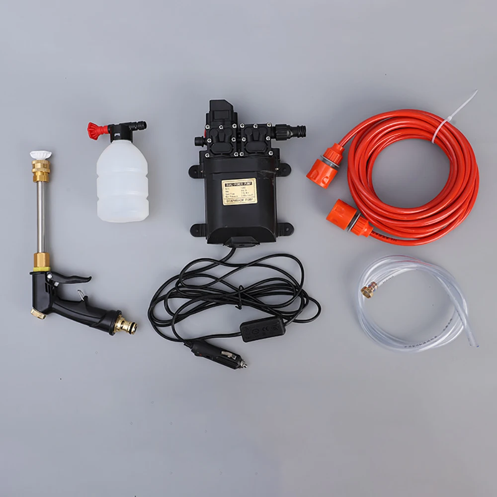 

Бытовая портативная машина для мойки автомобилей с двойным насосом постоянного тока 12 В, набор автомобильных мойки «сделай сам»