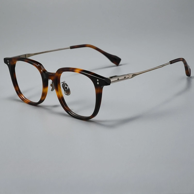 

New Fashion Glasses Frame for Men Myopia Reading Custom Prescription Eyeglasses Titanium Vintage Women Optical Acetate Eyewear