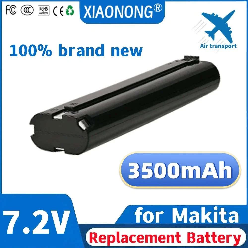 

7.2V 3500mAh Replacement Battery for Makita 7000 7002 7033 191679-9 192532-2 192695-4 632002-4 632003-2 7.2V Battery L50