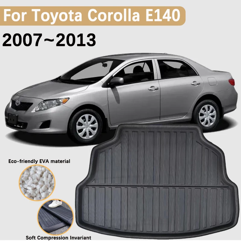 

3D EVA Material for Toyota Corolla Accessories E140 E150 2007~2013 Car Floor Trunk Mat Cargo Cover Waterproof Carpet Storage Pad