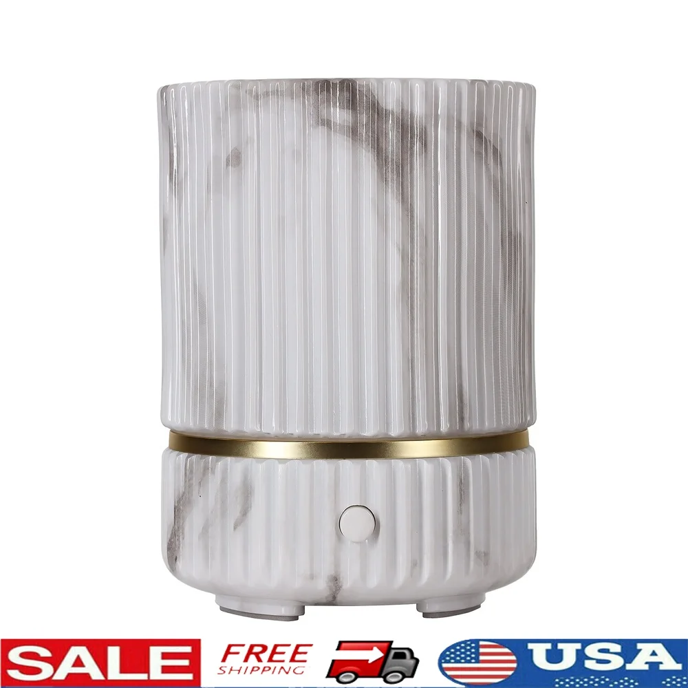 

Ультразвуковой диффузор эфирного масла 150 мл с автоматическим отключением, мраморный дизайн, прохладный туман, ароматерапия, домашний декор и релаксация