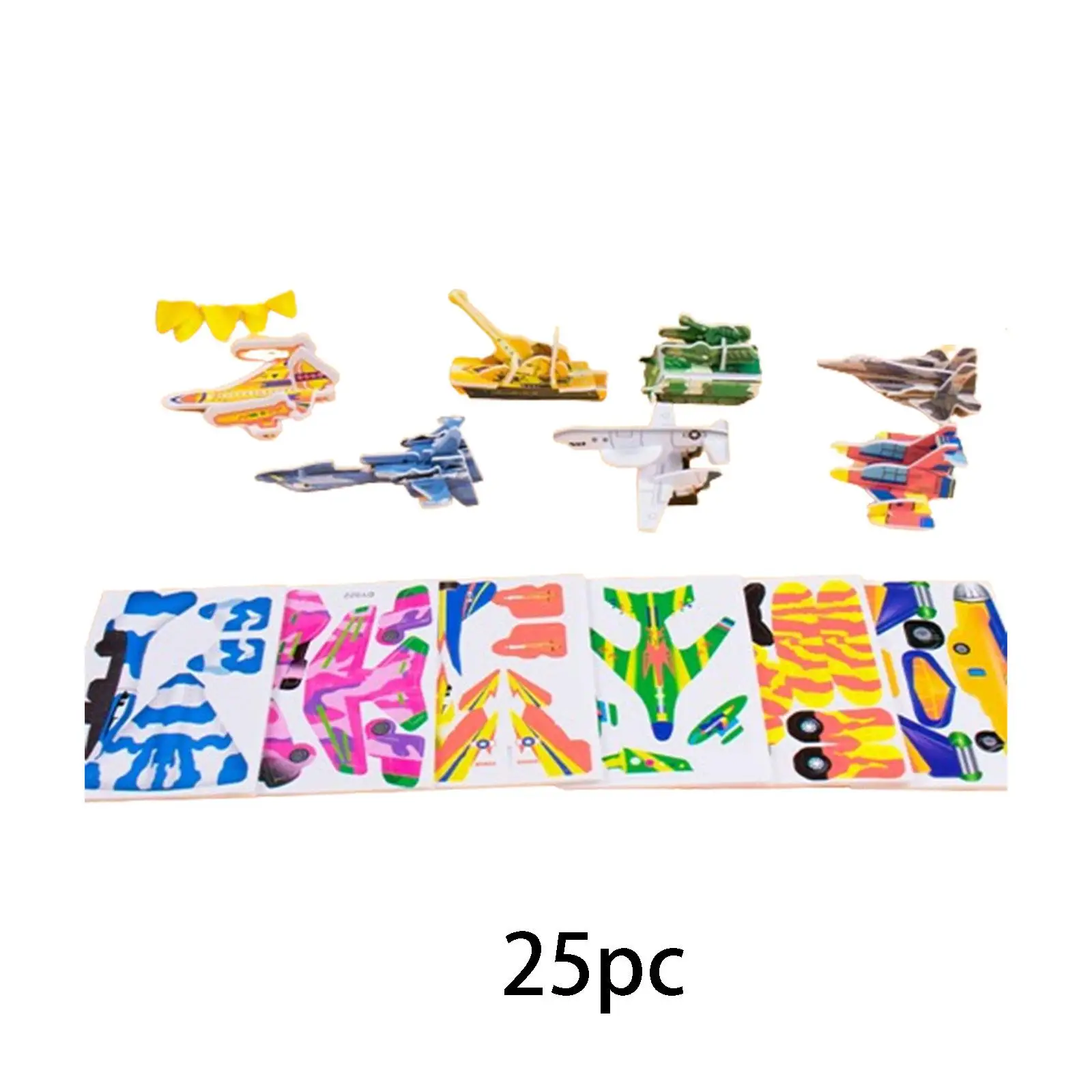 2 6pack 3D Cartoon Puzzles Learning Activities Fine Motor Skills