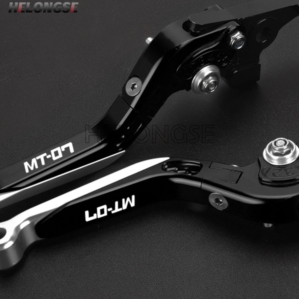 

HELONGSE Motorcycle Parts Adjustable Handle Brake Clutch Levers For Yamaha MT-07 FZ-07 MT 07 FZ07 MT07 FZ 07 2014~2023 2024 2025