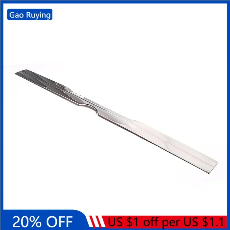 

Для Daihatsu Tanto LA650 2022-2023 нержавеющая сталь серебристая накладка на заднюю дверь автомобиля декоративные полоски автомобильные аксессуары