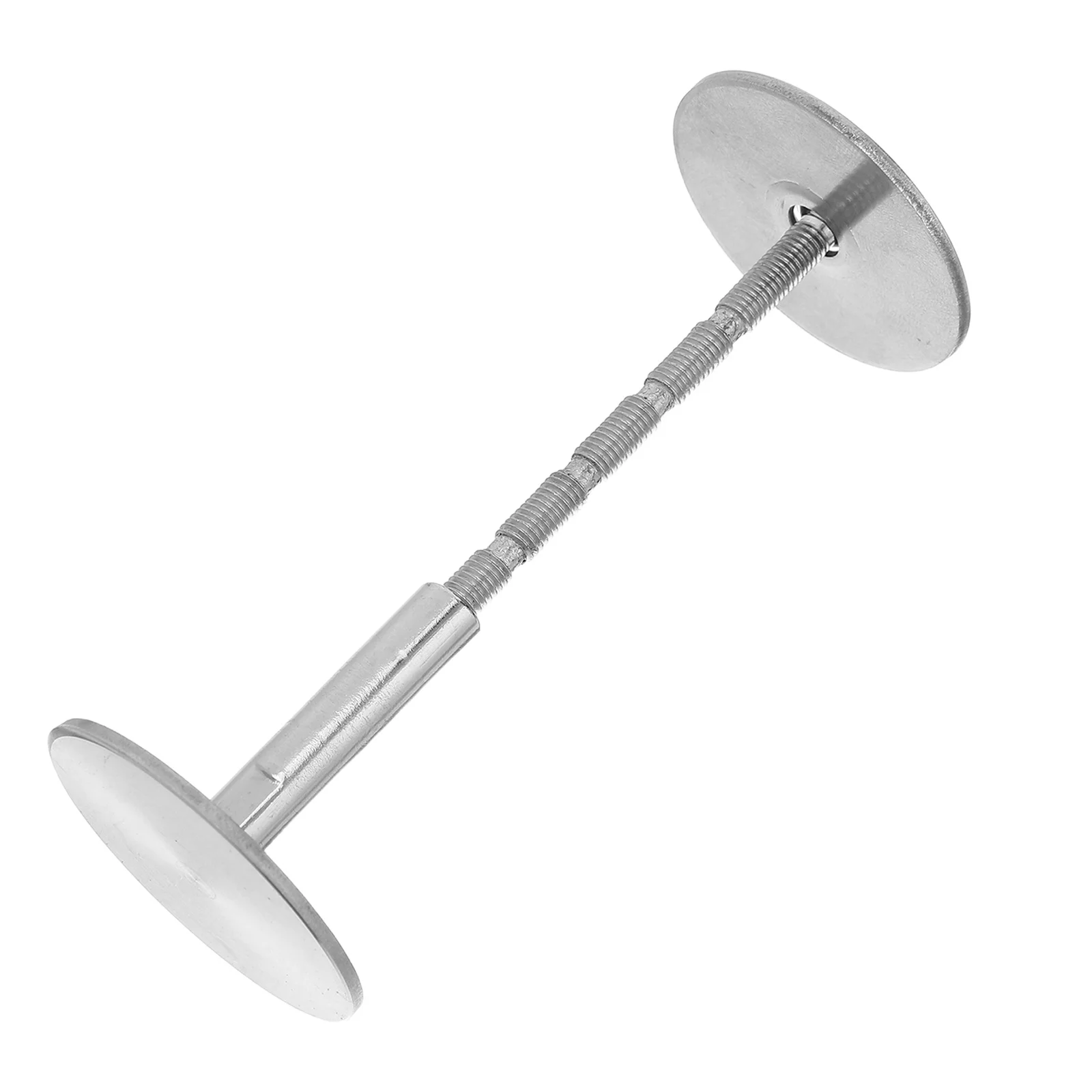 

1 Set Door Hole Cover Plate 40 Mm Stainless Steel Deadbolt Lock Hole Filler Privacy Security Trim For Home Interior Exterior