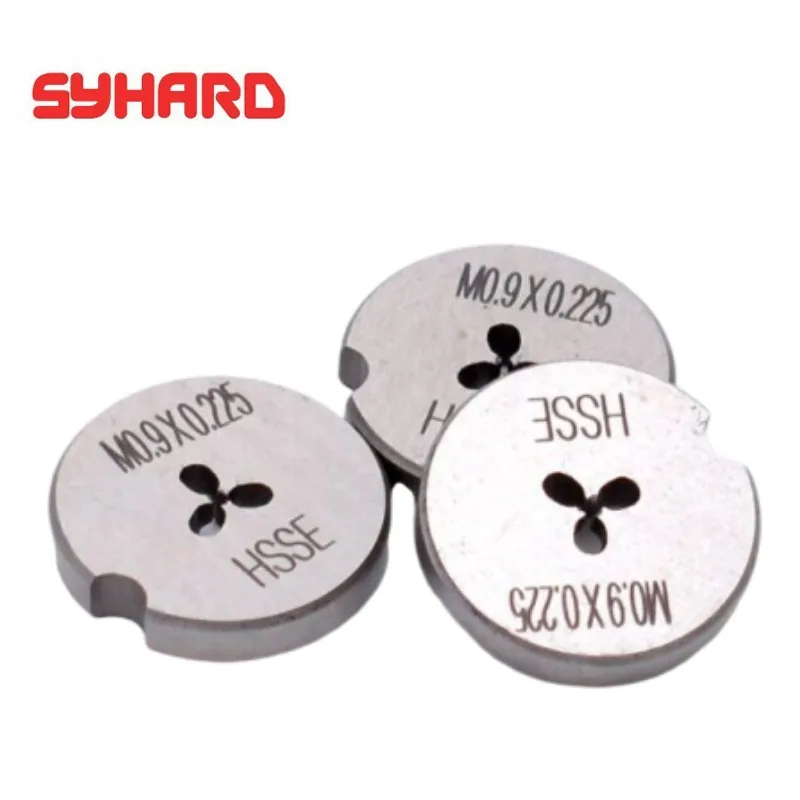 M0.9x0.225 Fine Tooth Round Plate Tooth Thread Sleeve External Thread Making Tool For Watches ﻿