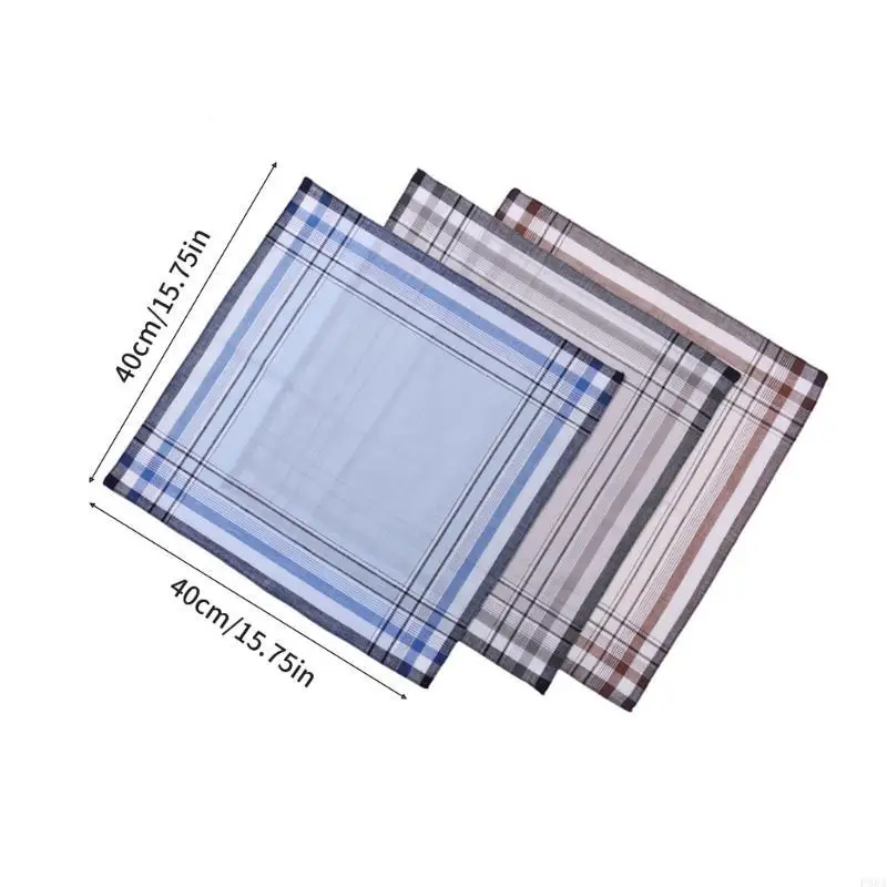 P88A الكبار منديل منشفة لينة عصابات منديل مربع للجنسين منشفة العرق 16'' #6