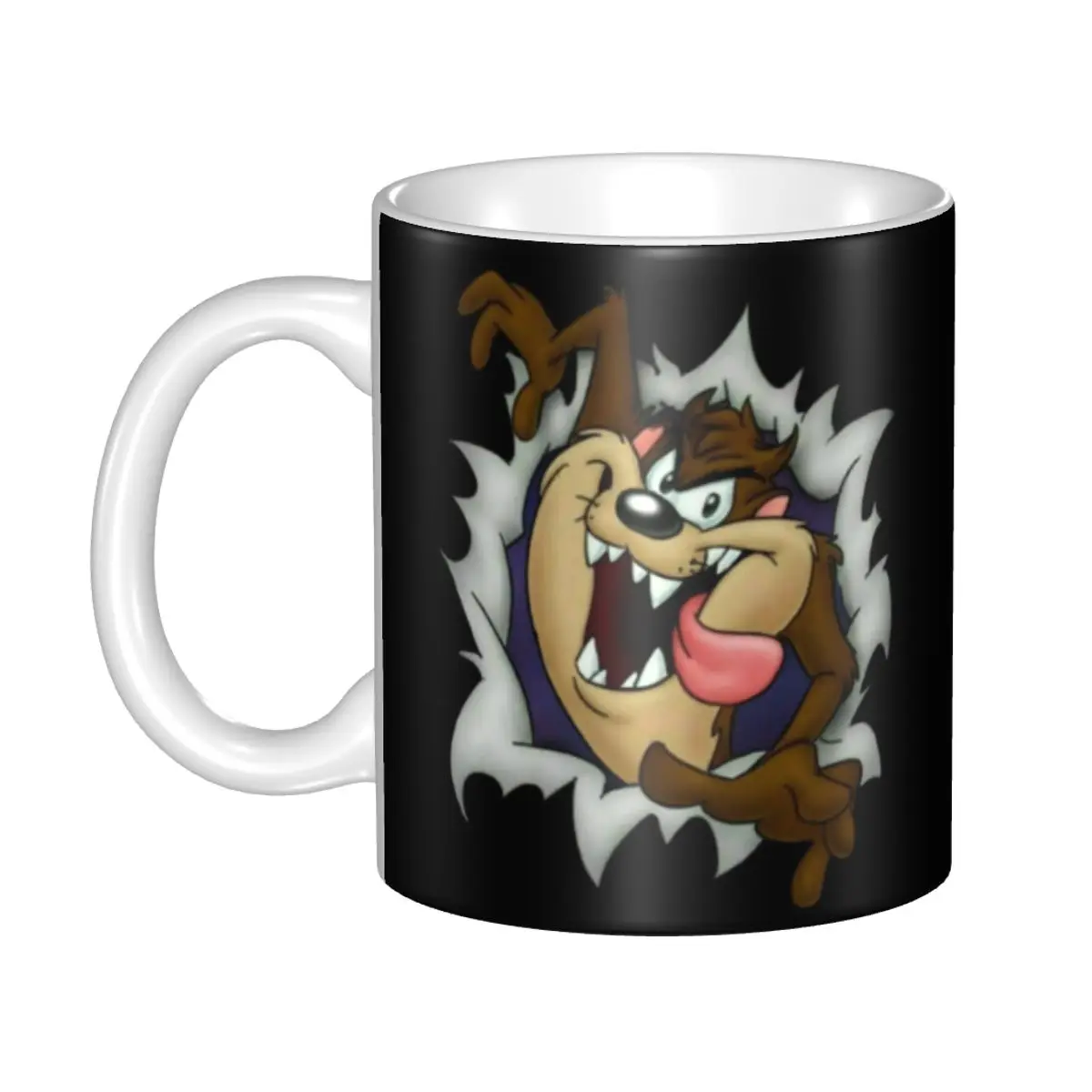 Customized Tasmanians Devil Cartoon Mugs DIY Taz Anime Comic Ceramic Milk Tea Coffee Cups