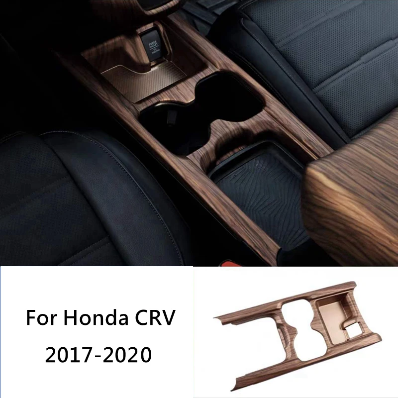 For Honda CRV CR-V 2017 2018 2019 2020 2021 Central control water cup holder decorative frame panel modification accessories