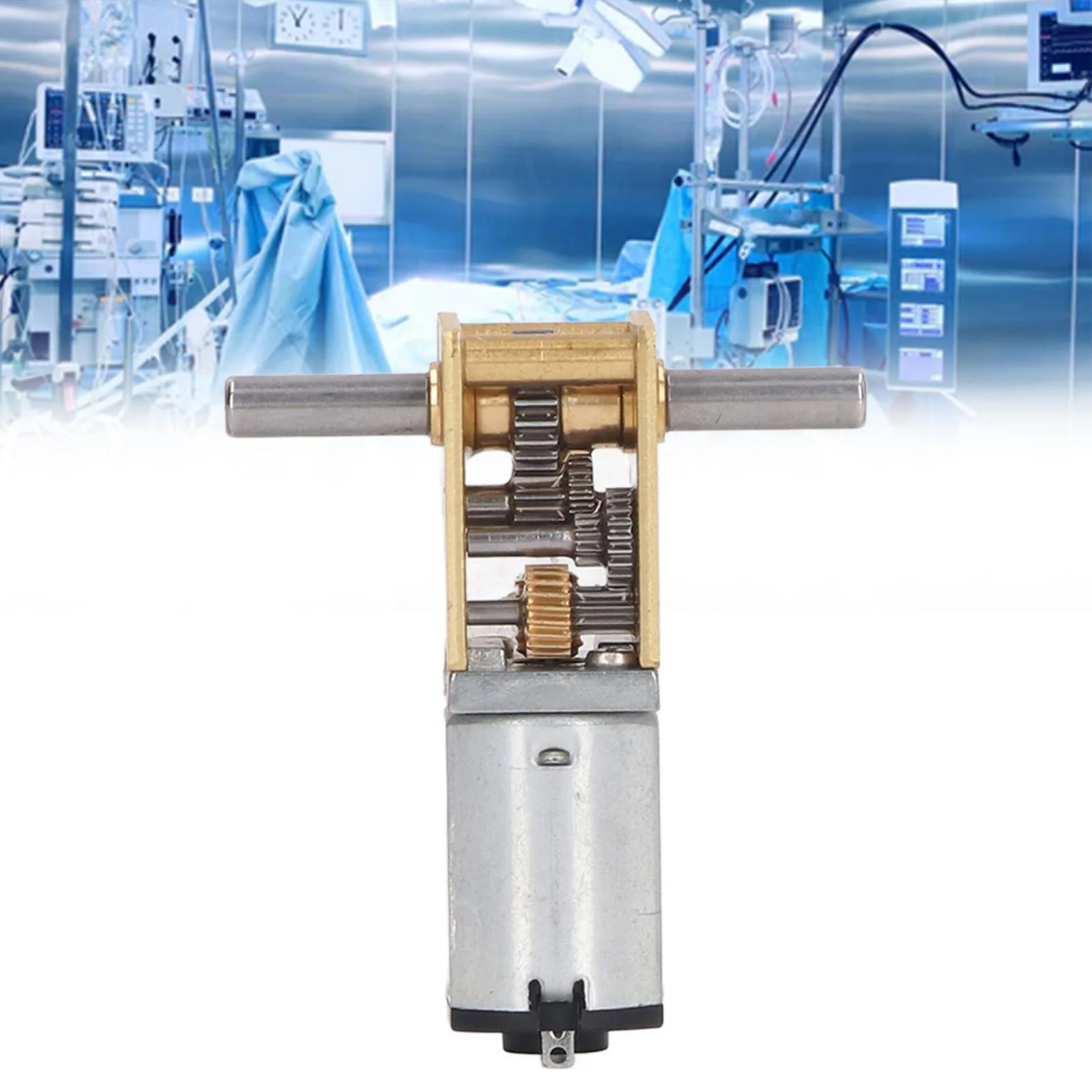 

DC Gear Motor DC Motor Gear Motor Dual Shaft 120RPM Strong Power Low Noise High Efficiency Speed Reduction Motor Worm Gear Motor