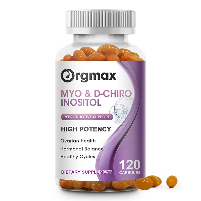 Myo Inositol Capsules D-Chiro Inositol Regulate Menstrual Cycle Regulate Menstrual Cycle Fertility Supplements for Women