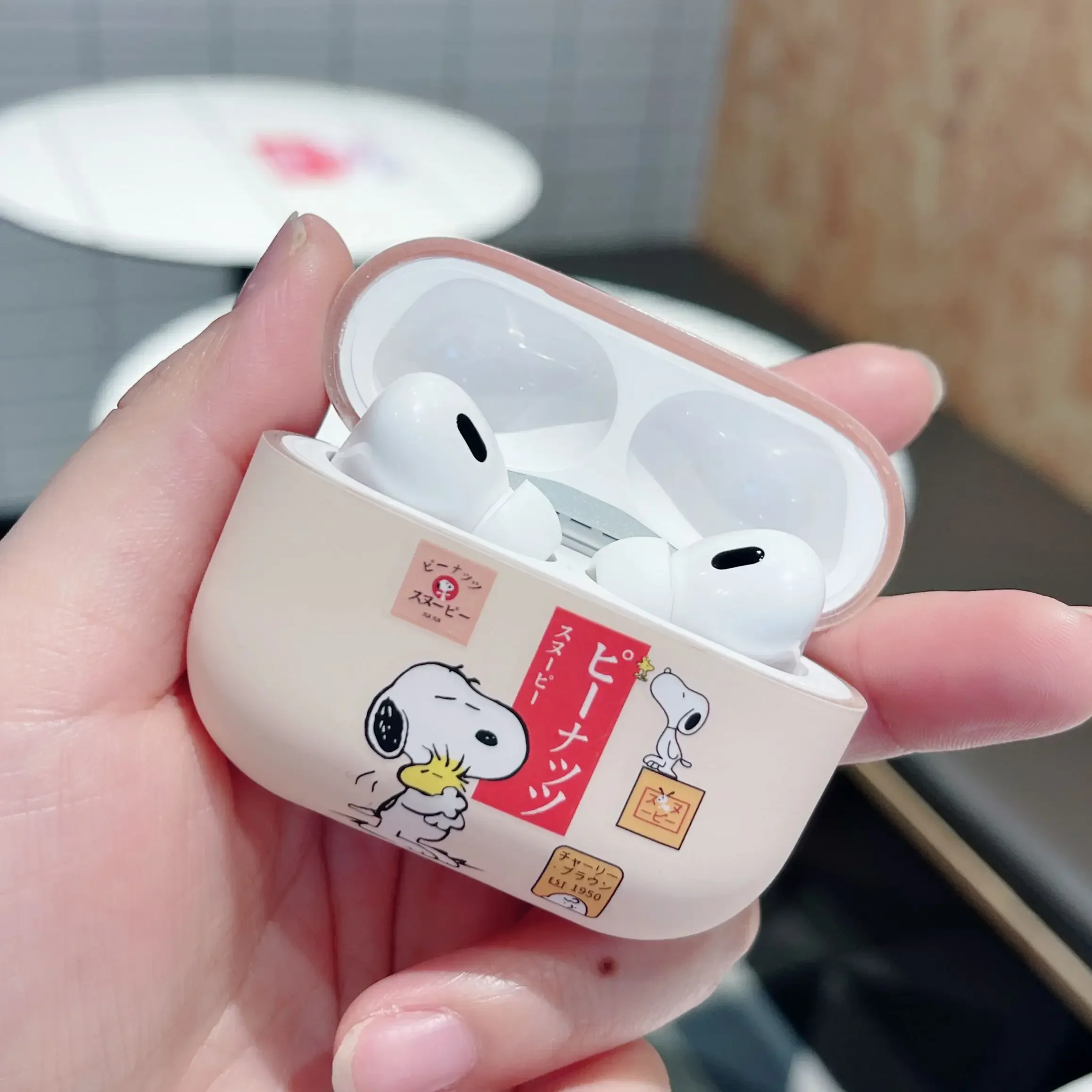 Cute Cartoon Snoopy Earphone Protective Cover AirPods Case for AirPods 1 2 3 Pro and Pro2 Convenient To Carry