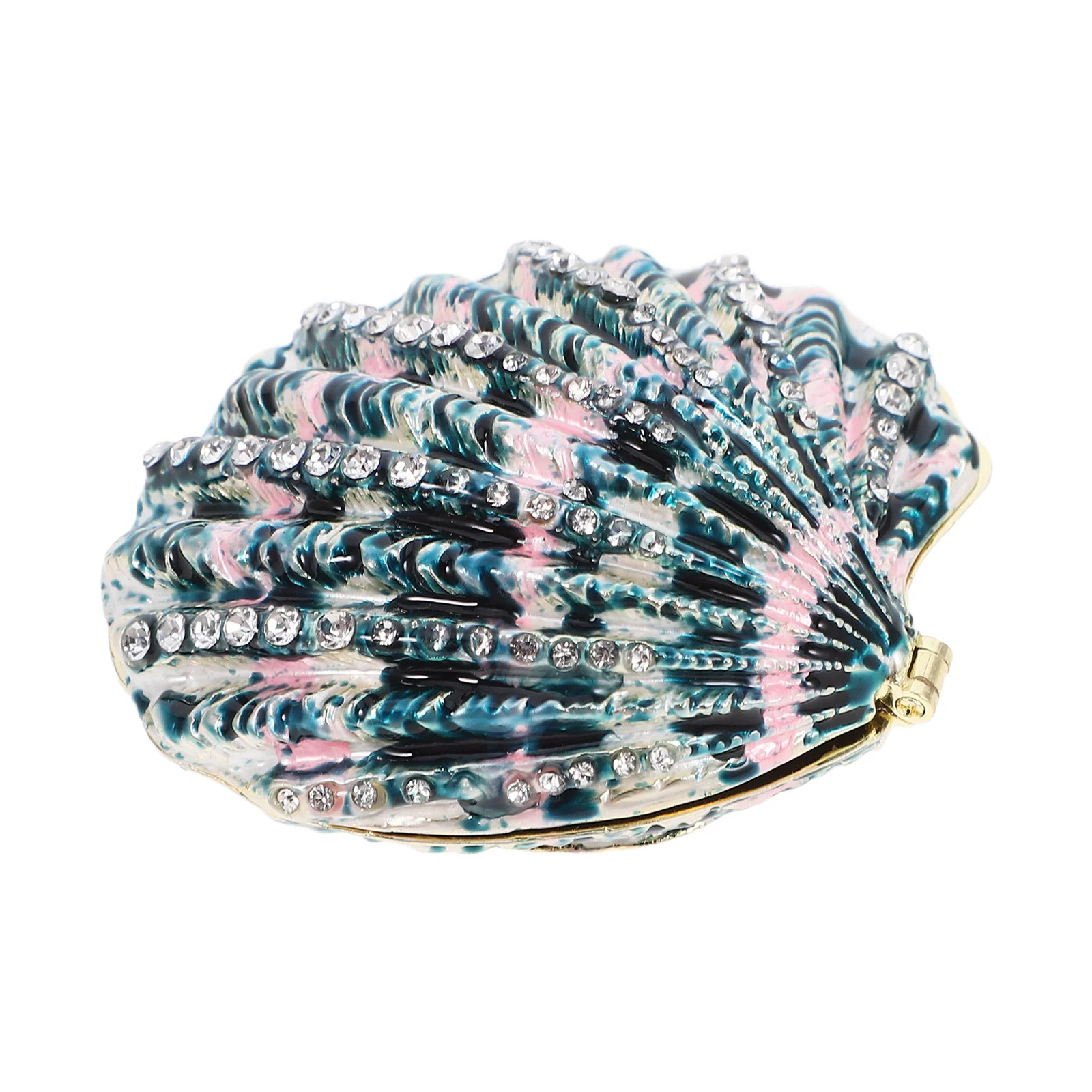 

1pc Shell Jewelry Box Seashell Storage Case For Earrings Necklaces Bracelets Trinkets Organizer Sundries Container Decorative