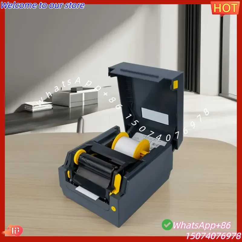 2026 110mm Thermal Transfer Ribbon Jewelry Printer 300dpi 600dpi Label Express Industry Barcode Shipping Sticker Label