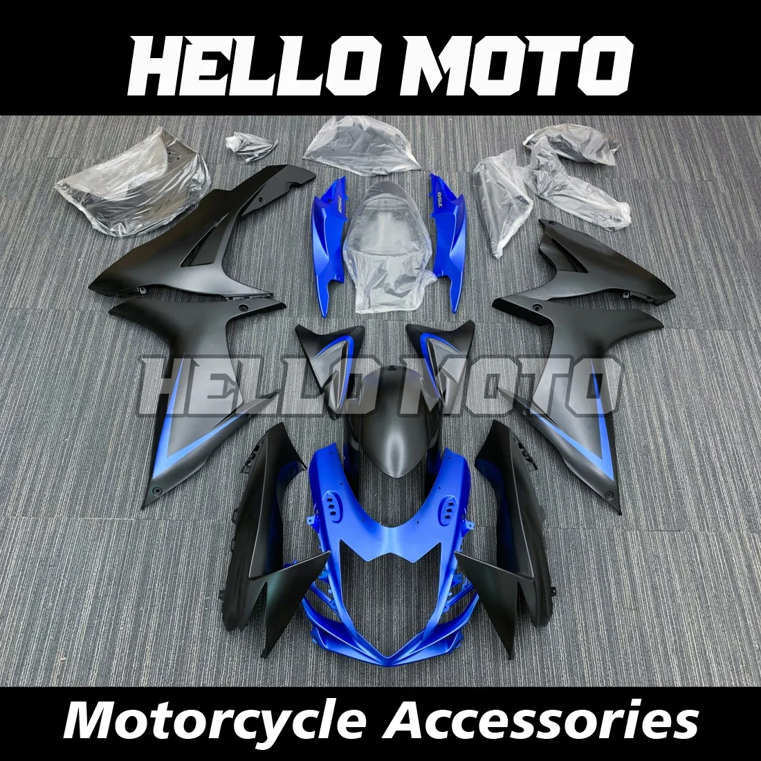 New ABS Injection Molding Motorcycle Fairings Kits Fit For L1 L2 L3 L4 L5 L6 L7 L8 L9 600/750cc 2011-2022 Bodywork Set