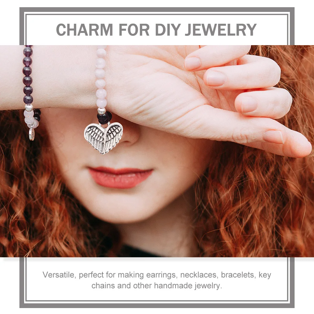 

50 шт., подвески в форме сердца из сплава, подвески «сделай сам», гладкий металл для ювелирных изделий, браслетов, ожерелий, серег, креативные подарки