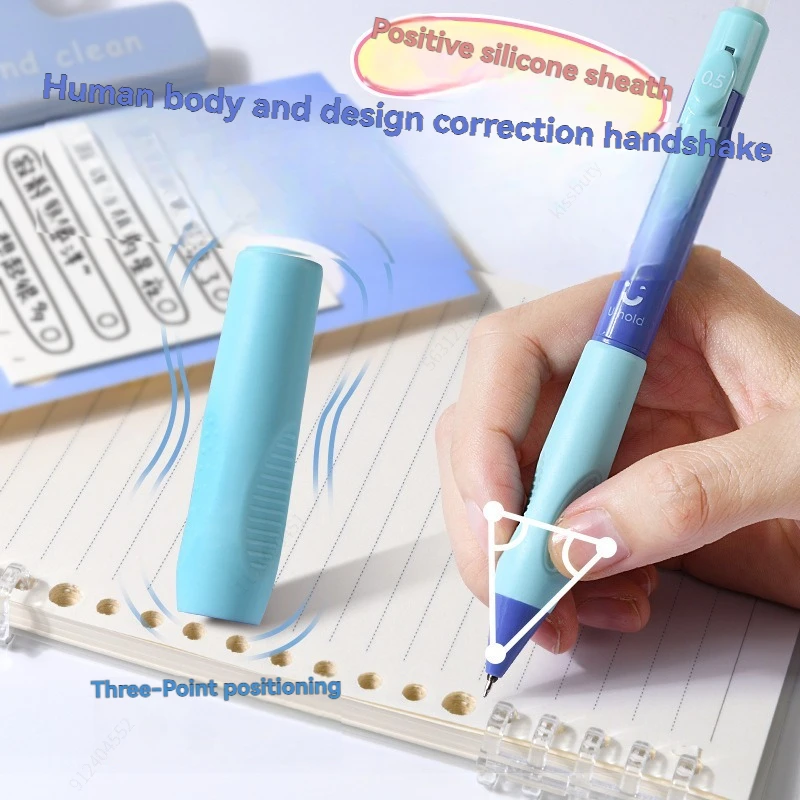Press Type Retractable Erasable Gel Pen Neutral Ink Smooth Writing for Students Office School Stationery Study Supplies