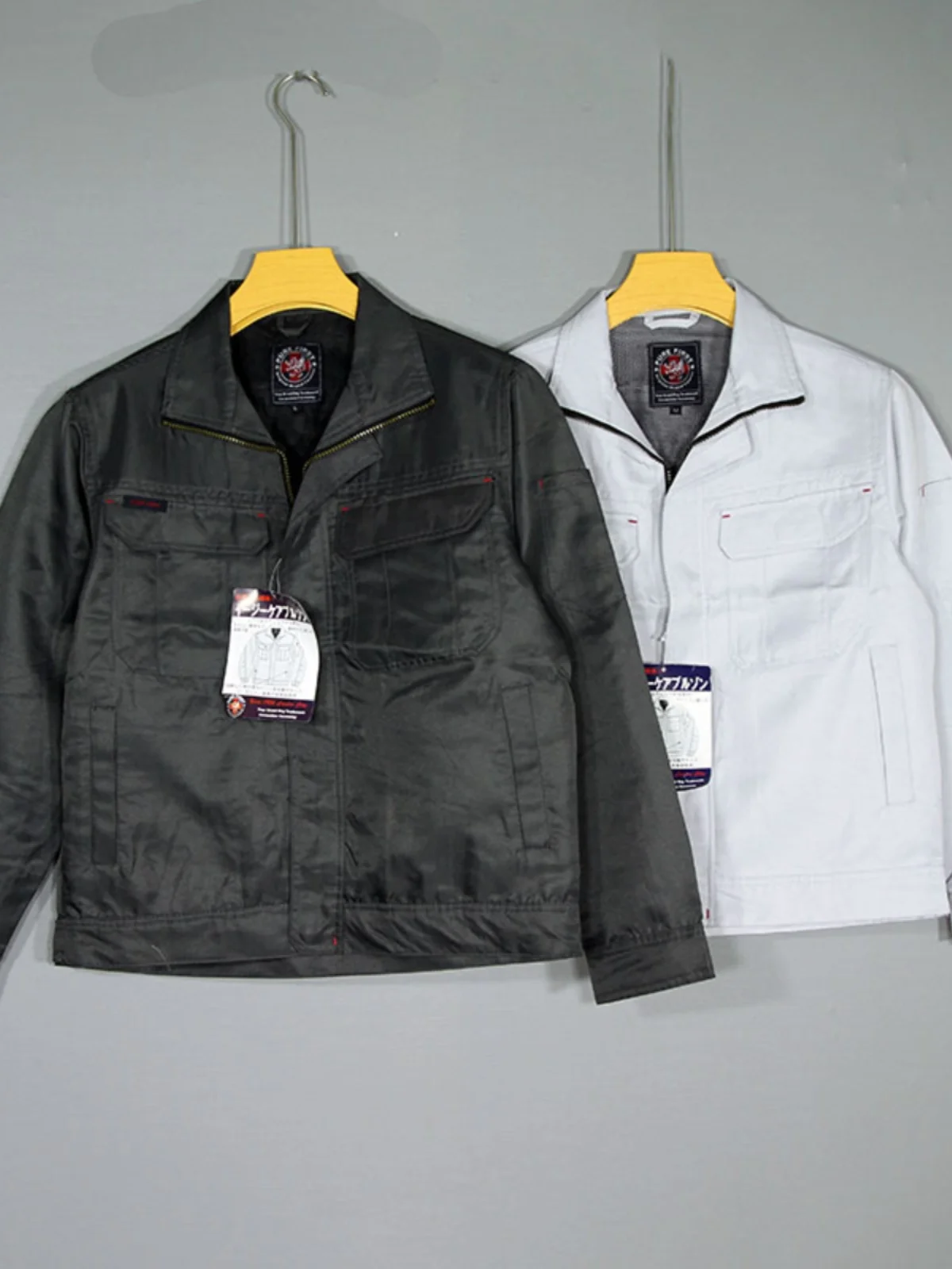 

Spring Autumn Men's Casual Jaet ort Sle Multi-ket Workwear Coat Breathable Polyester Thiened Long Sve Outerwear