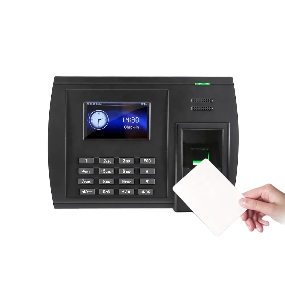 

Zc01 Biometric Fingerprint Time and Attendance System Biometric Time Clock Fingerprint Time Recording