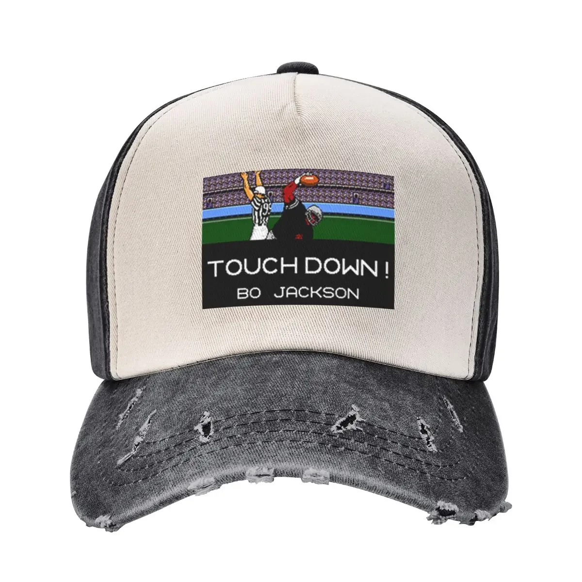 

Touchdown! Bo Jackson Baseball Cap Uv Protection Solar Hat custom caps Fashion Beach Custom Cap Women's Beach Visor Men's