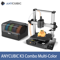 Anycubic KOBRA 3 Combo Multi-Color Printing 4 to 8 Colors Max 600mm/s Large Print Size 250*250*260mm Desktop FDM 3D Printer