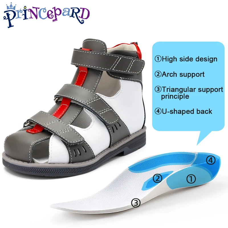 Babies First Walking Sandalias 2022 New Summer Toddler Orthopedic Shoes for Girls Boys Prevent Tip Toe Flat Feet EU Size 19-25