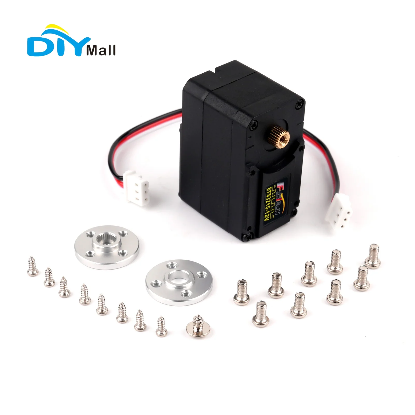Feetech STS3215 7.4V 19KG TTL Serial Bus Servo Motor 360 Degree Continuous Rotation with Magnetic Encoder Feedback