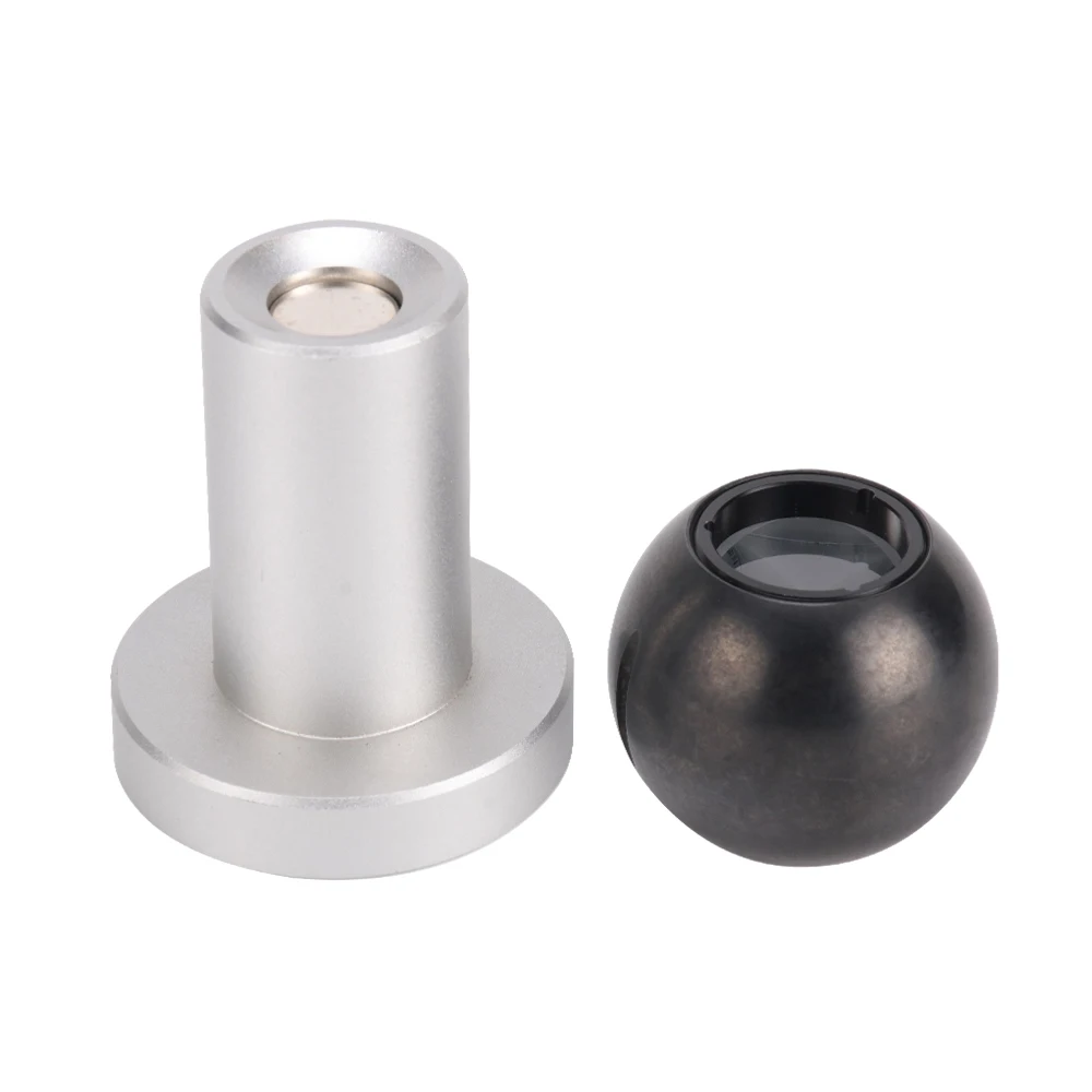 New 17.8mm Diameter BP003 Spherical Magnetic Monitoring Prism Ball Prism With OD 30mm Base Magnetic Pedestal Holder