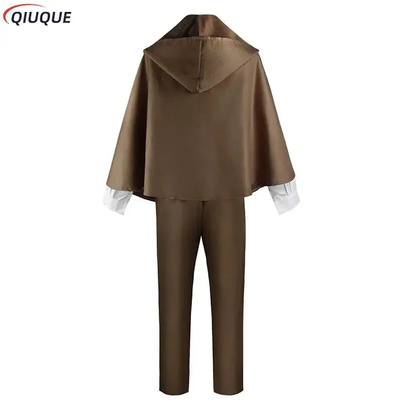 إيدوغاوا رامبو BSD بونغو الضالة الكلاب تأثيري حلي مع قبعة النساء الرجال المباحث موحدة شعر مستعار حفلة لعب الأدوار البدلة الزي ir;l5