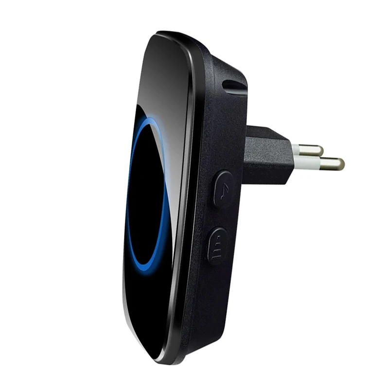 EU Stecker Drahtlose Türklingel 300 M Fernbedienung Wasserdicht 433 Frequenz Durch Wand Signal Alarm Krankenwagen Smart Türklingel ​
