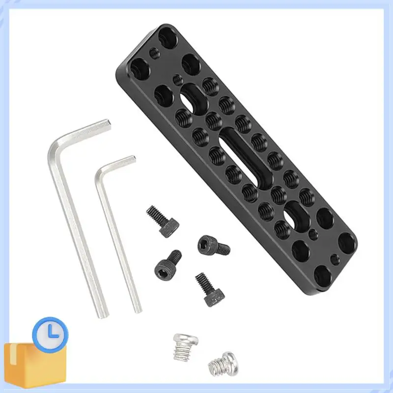 Popular Camera Baseplate Extension Long Cheese Plate With Multiple 1/4Inch-20 Thread Holes For DLSR Camera DIY Setup