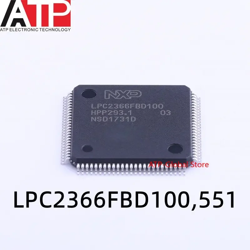1PCS LPC2366FBD100,551 LQFP-100 2366FBD100  Processor Single Chip Original
