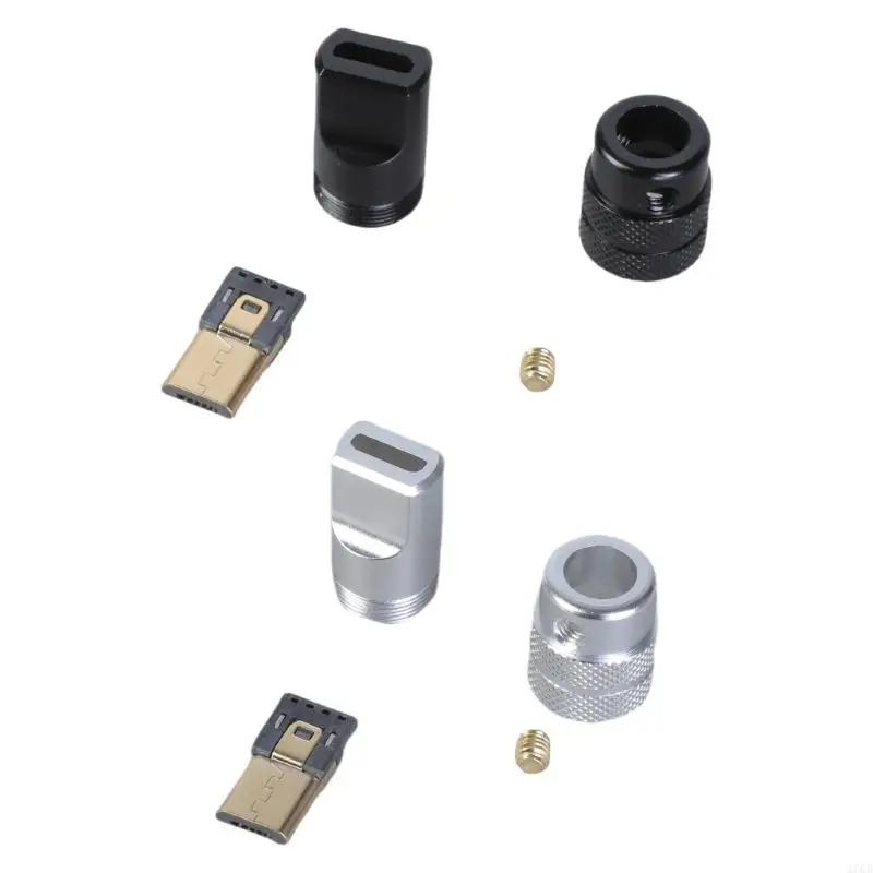 

270b USB 5PIN мужской паяющий разъем Алюминиевый сплав Адаптер сплай
