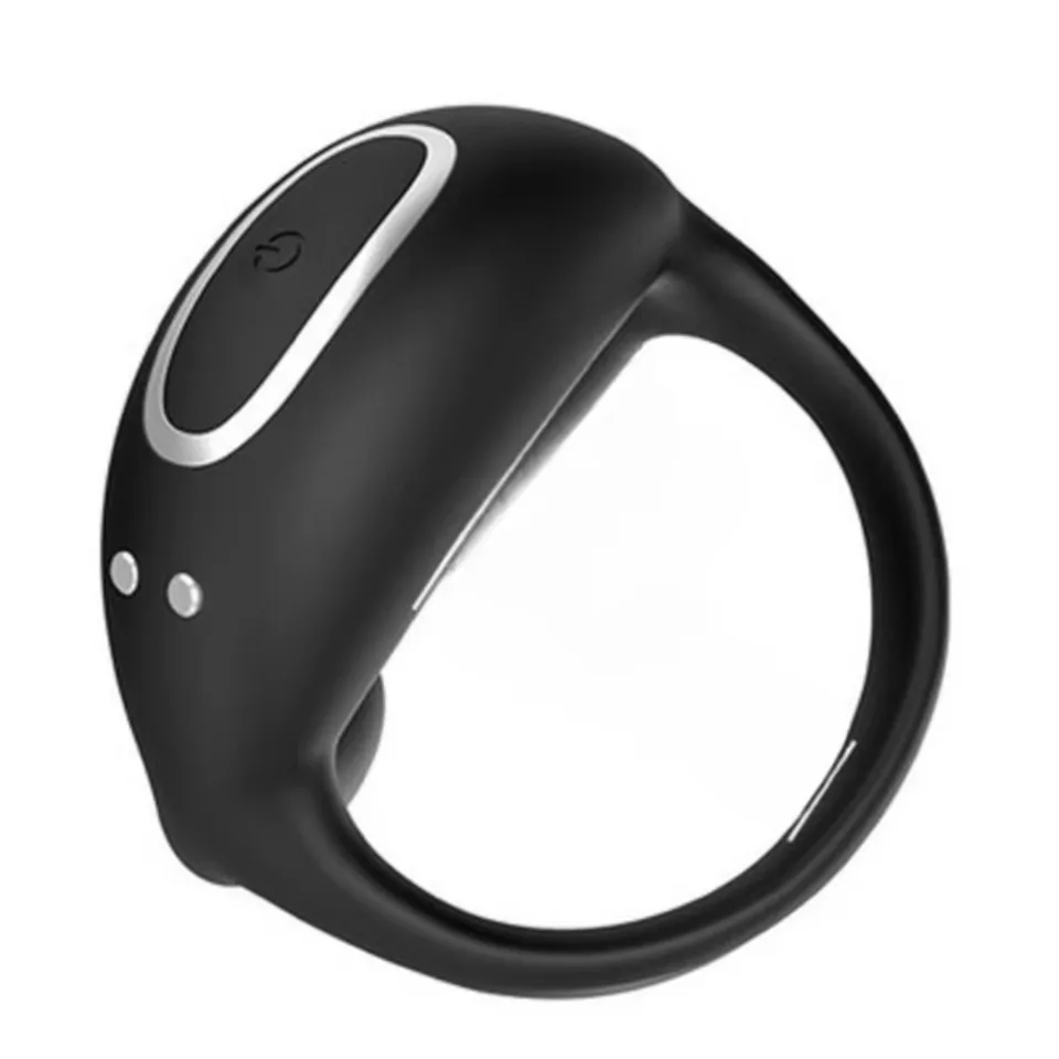 Penis Cock Ring Vibrator Male Delay Trainer Ejaculation Massager Wireless Remote Cockring Sleeve Sex Toys For Men Adults