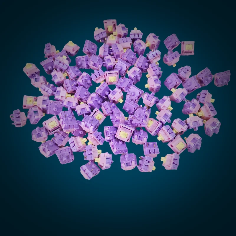 Equalz Macho Switch Banana Split Switches 5 Pins Linear 62g Bottom Force Switch For customized Mechanical Keyboard