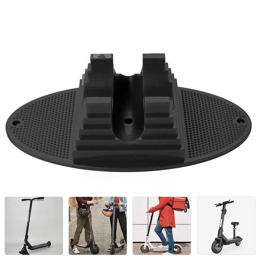 Small Storage Shelves Scooter Rack Parking Accessories Holder Major Wheel Stand Plastic Black Child