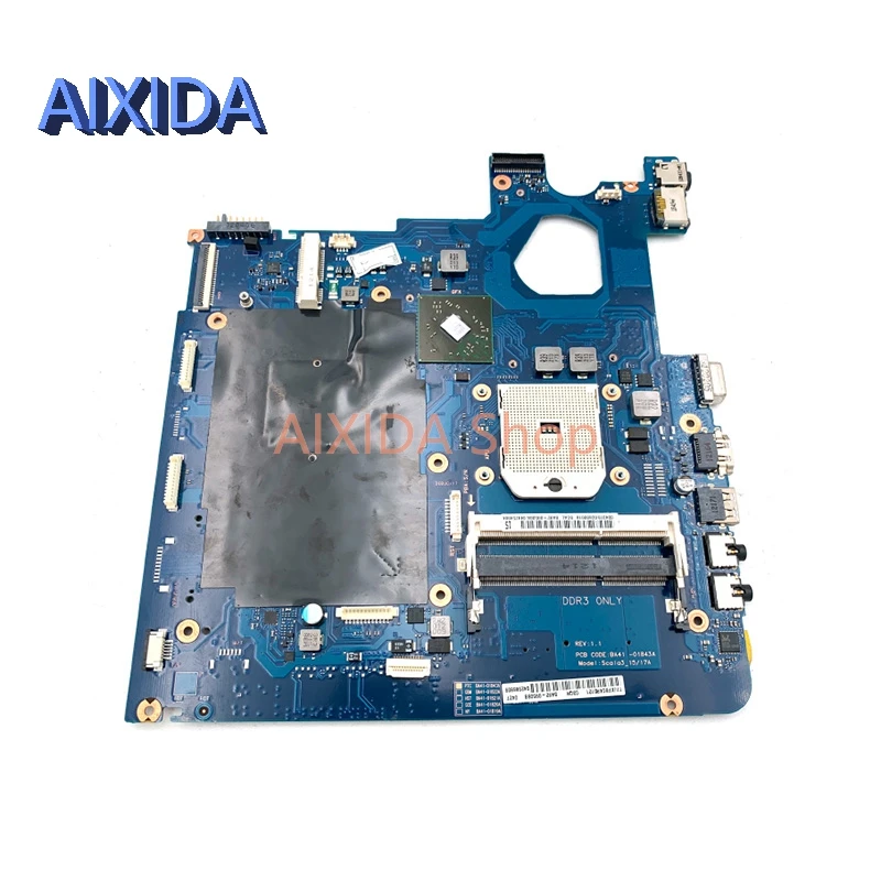 AIXIDA BA41-01820A BA41-01821A BA41-01822A BA92-09508A For 17 inch Samsung NP305E7A Laptop Motherboard HD7470M Socket FS1 tested