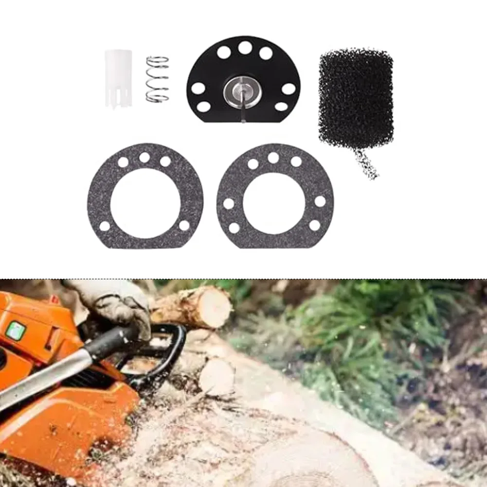 Gasket Oil Pump Diaphragm Compatible Diaphragm For Piston & Gasket Kit For 009 010 011 012 Chainsaws Garden Tool Parts