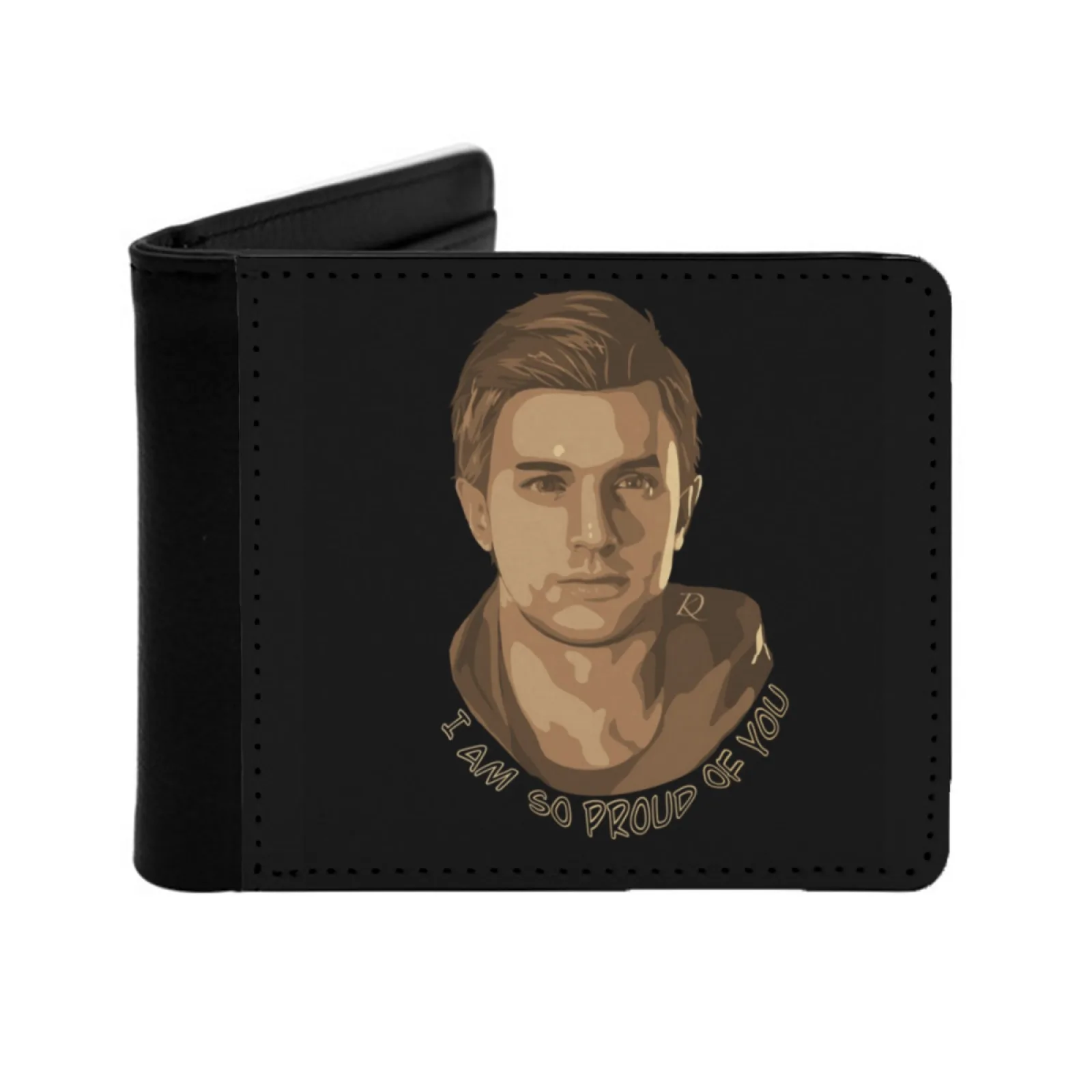 Ethan Winters Proud Personalized Wallet For Men And Women Pu Leather Short Pocket Purse 8 Village Ethan Winters Mia Winters