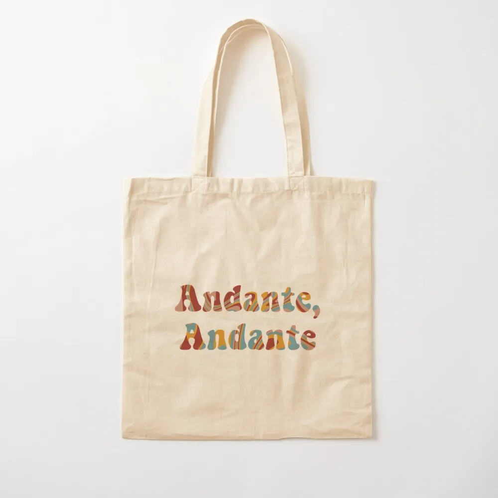 

andante andante Mamma Mia movie Tote Bag Women's shopper bags woman 2025 Canvas bag shoping bag Canvas Tote