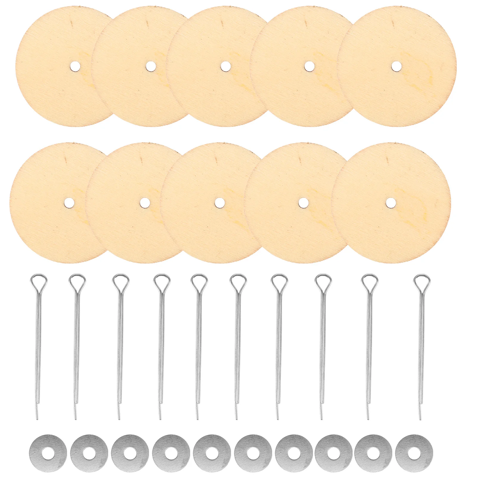 

20 Set Wooden Joint Accessories Bolt Bear DIY Joints Making Supplies Craft Joints Accessories Toy Kits