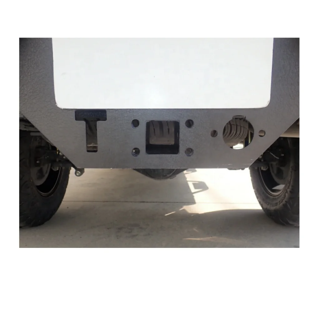 HILUX GUN125 HULK المصد الخلفي للطرق الوعرة طين فولاذي أسود #4