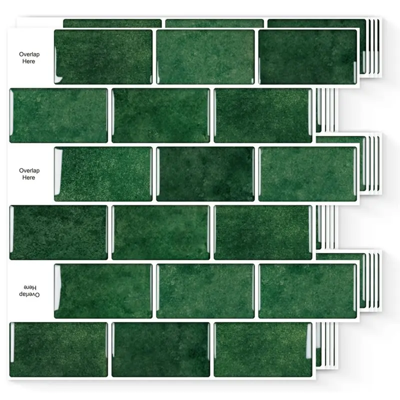 Subway Look Wall Tiles For Kitchen And Bathroom Backsplash- Peel And Stick, 10 Sheets Included